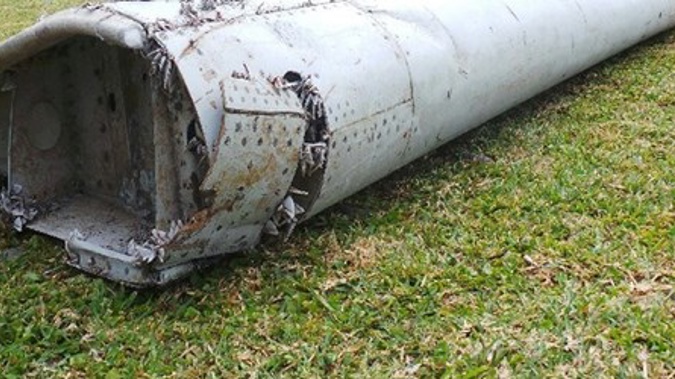 Experts are about to start examining the wing component, which is likely to have come from MH370 (Supplied)