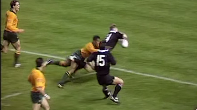 4. Credit where it is due - in 1994 the All Blacks were denied by one of the greatest tackles of all time. George Gregan cut down Jeff Wilson, who was dead set to score, to deny the All Blacks a late win. The Wallabies took the game 20-16. 