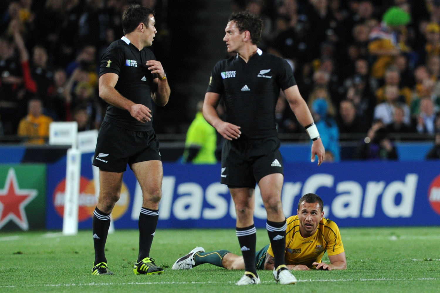 He made headlines in Australia for all the wrong reasons in the 2011 Rugby World Cup semi final, where he had a shocker in a Wallabies loss. 