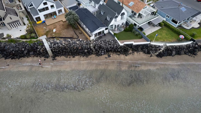 Modelling suggests some 750,000 people, 500,000 buildings and billions of dollars of infrastructure are already at risk of extreme flooding, as has been seen in a slew of recent weather disasters. Photo / Brett Phibbs