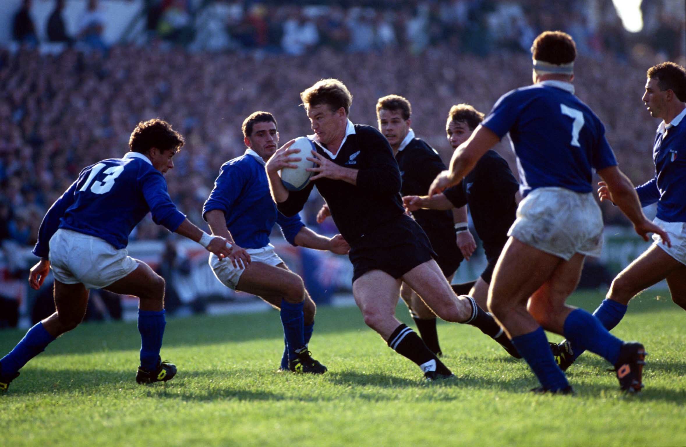 7) John Kirwan's outstanding solo effort against Italy in 1987 (2.3%) 