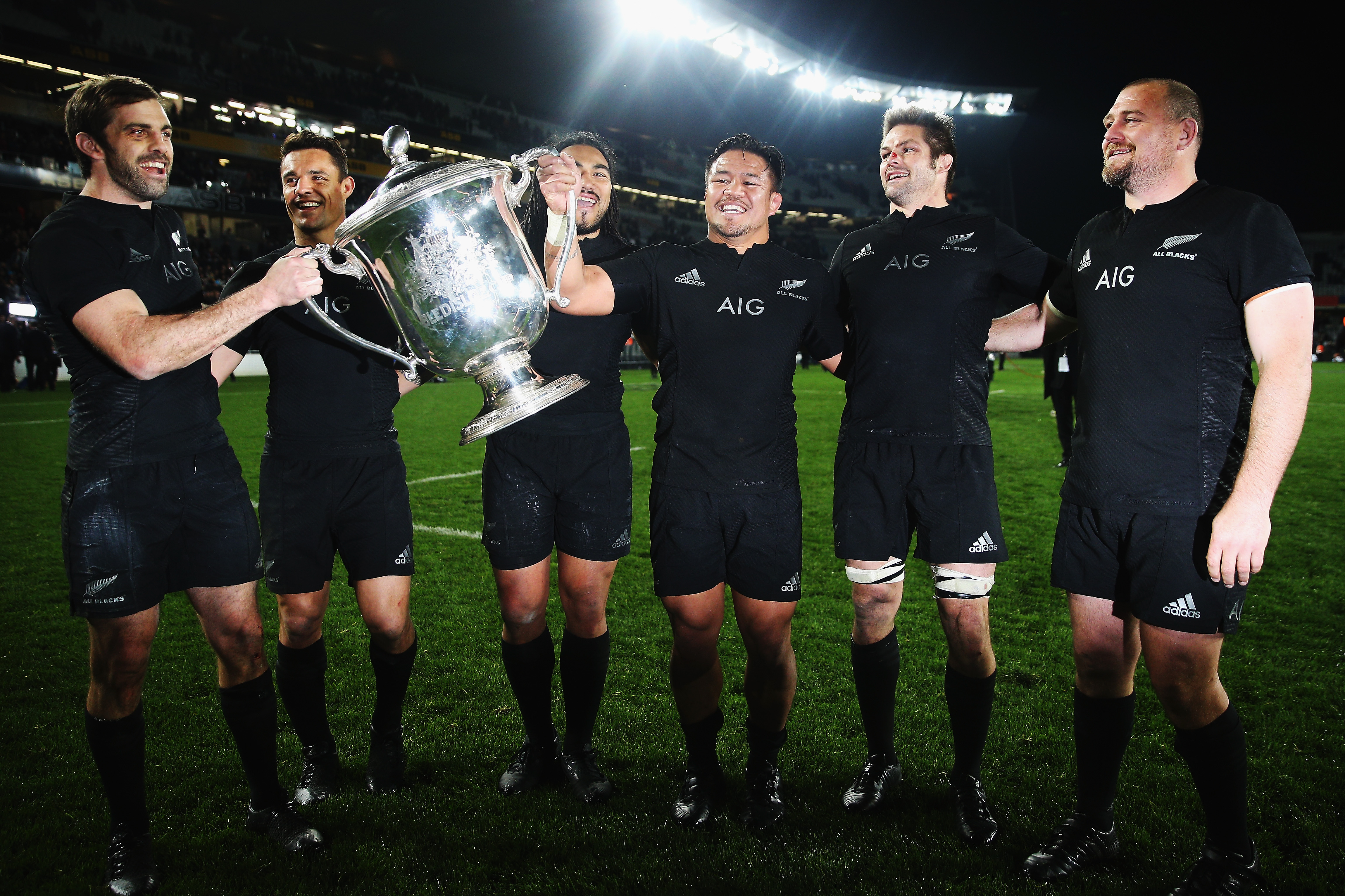 Six All Blacks who helped win back the Bledisloe Cup may also have just played their last game in front of a home crowd. 