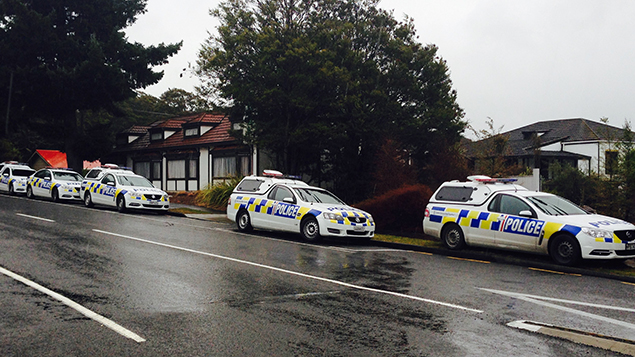 Heavy police presence in Ohakune (Josh Price) 