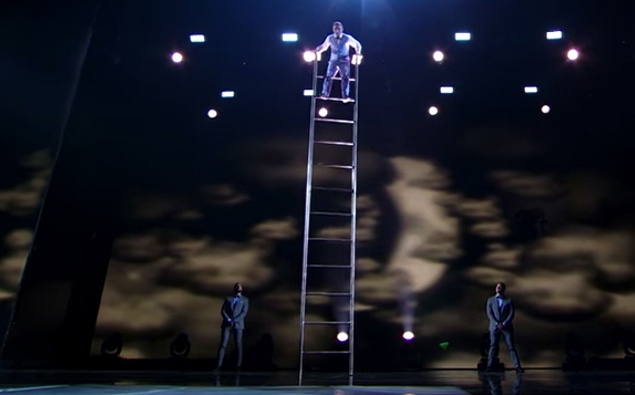 WATCH: Incredible ladder circus tricks