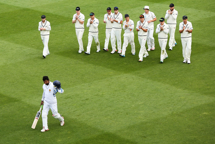 Sri Lankan legend Kumar Sangakkara clapped from the field by the Black Caps after his final innings in New Zealand. Sangakkara is universally regarded as one of the great gentlemen of the game, and was popular among the whole cricket fraternity. 