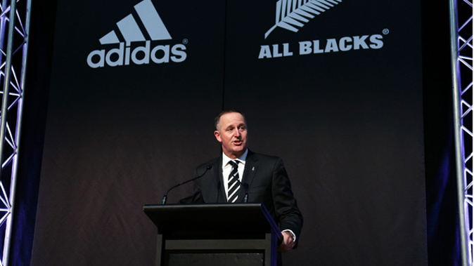 John Key at the announcement (Getty Images) 