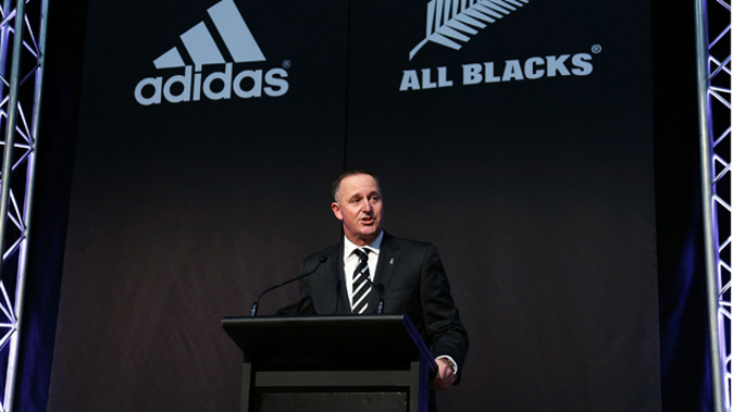 John Key at the announcement (Getty Images)