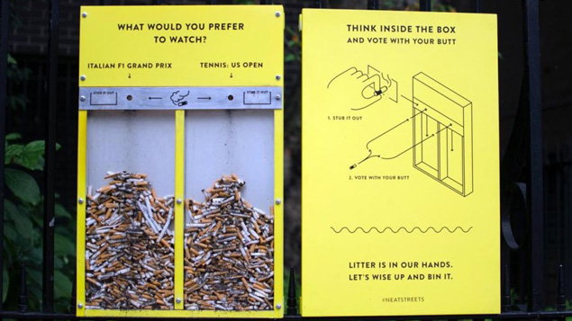 PHOTOS: Creative solutions to London's littered streets