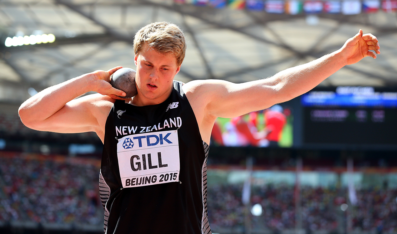 Jacko Gill - 20 - Shotput. Young Jacko set a record in 2010 as the youngest-ever male junior champion, and since then has been steadily moving up the leaderboard in Men's competitions. He placed 8th at the 2015 World Championships. 