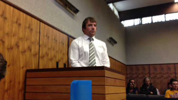 Andrew Hore in court (Adam Walker)