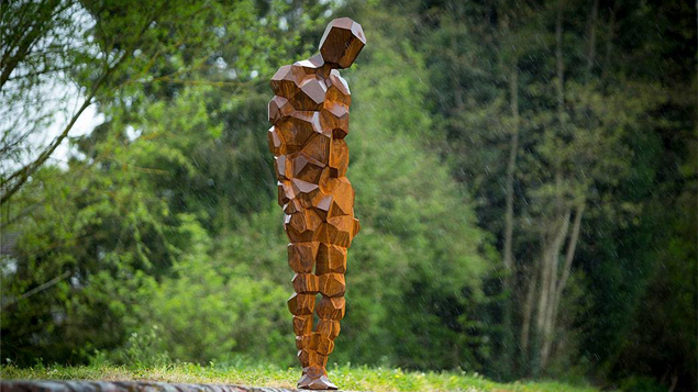 The Antony Gormley sculpture (Supplied) 