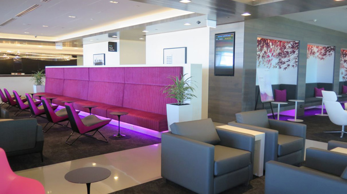 Air New Zealand's sleek new lounge at Auckland Airport (Supplied).