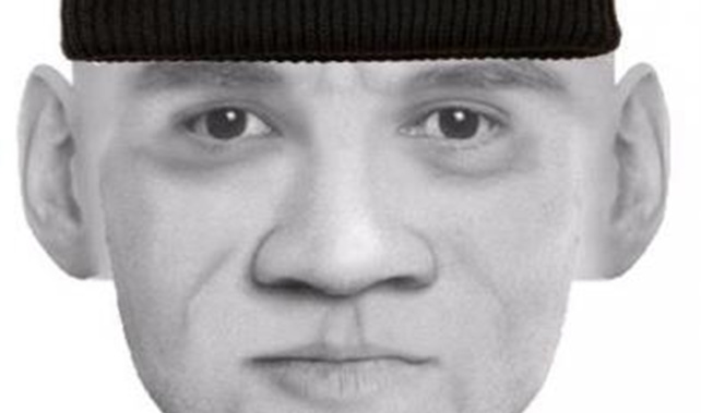 Identikit image of the wanted man (Supplied) 