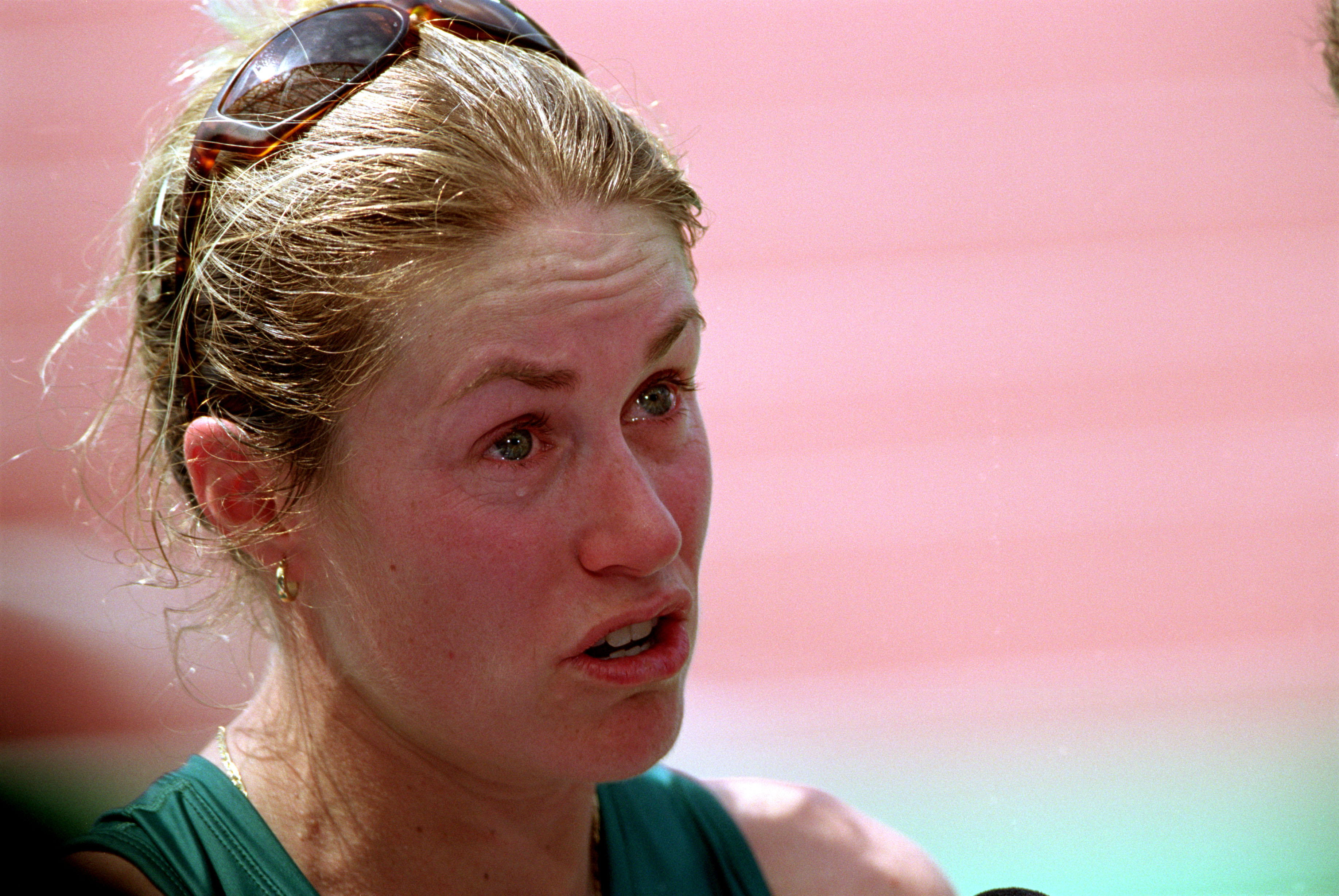 Jane Saville's heart was broken in front of home crowds at the 2000 Sydney Olympics, when she was disqualified near the finish line of the walking event. 