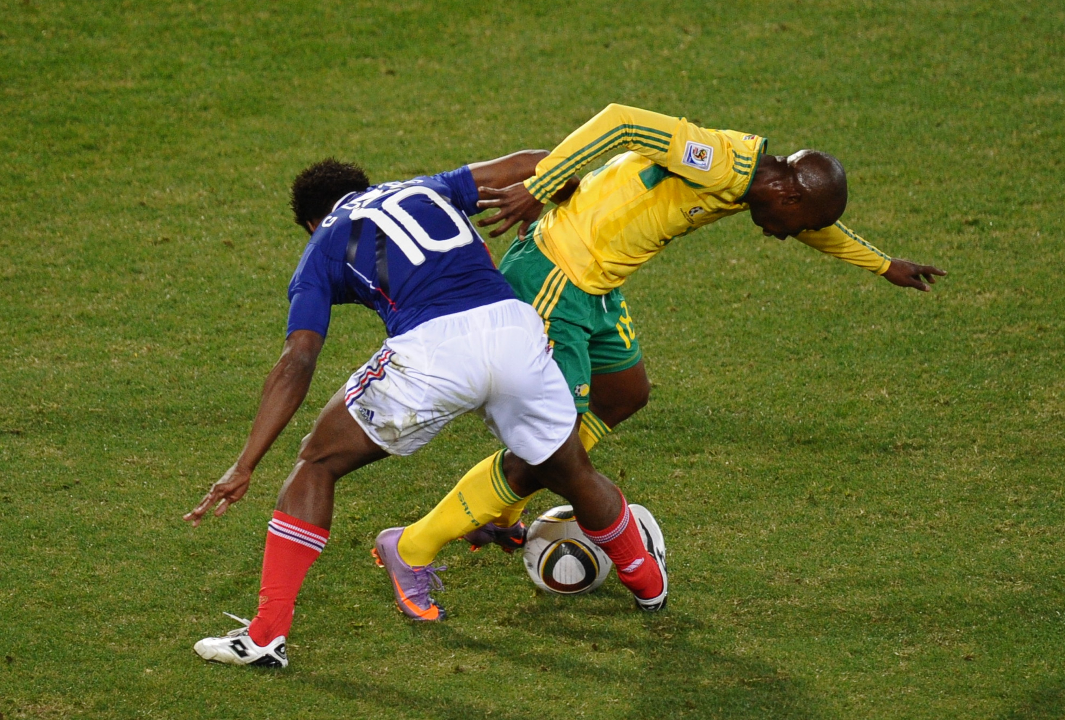 South Africa also failed to advance from their pool in the 2010 FIFA World Cup.
