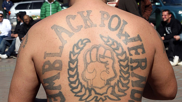 A Black Power gang member (Getty Images)
