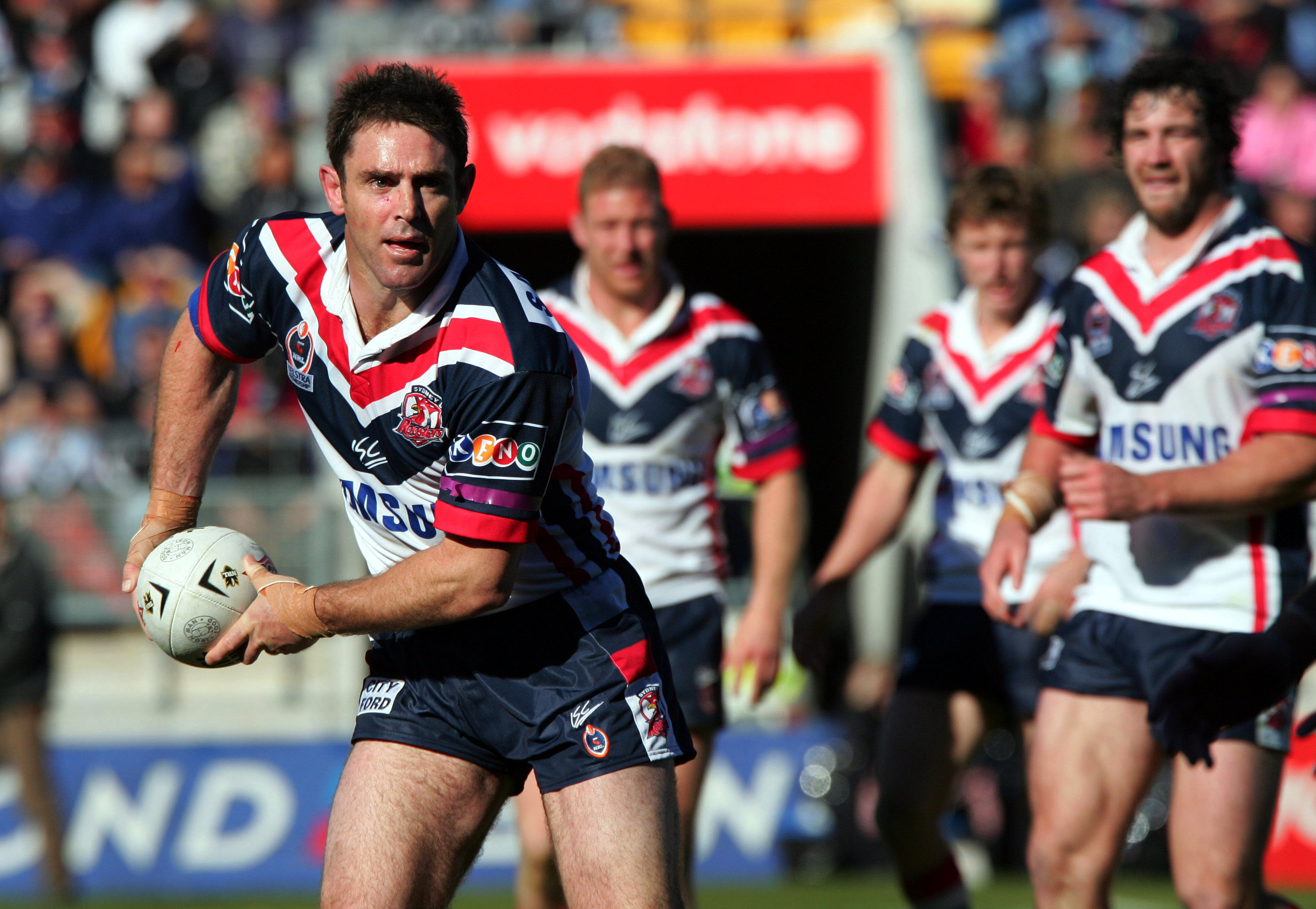 BRAD FITTLER:  First grade games: 336 (1989-2004) Origin games: 31 (1990-2004) Tests: 40 (1990-2001) Premierships: 2. Grand finals: 6. Major individual awards: Golden Boot 2000; Rothmans Medal 1997. Origin winner 1990, 1992, 1993, 1994, 1996, 2000, 2004; World Cup winner 1992, 1995, 2000