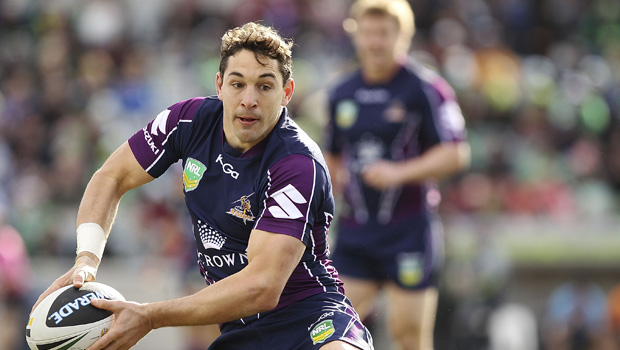BILLY SLATER: First grade games: 277 (2003-2015) Origin games: 27 (2004-2015) Tests: 25 (2008-2014) Premierships: 1. Grand finals: 5. Major individual awards: (Golden Boot 2008; Dally M Medal 2007; Clive Churchill Medal 2009) Major rep team honours: Origin series winner 2008, 2009, 2010, 2011, 2012, 2013, 2015; World Cup winner 2013.