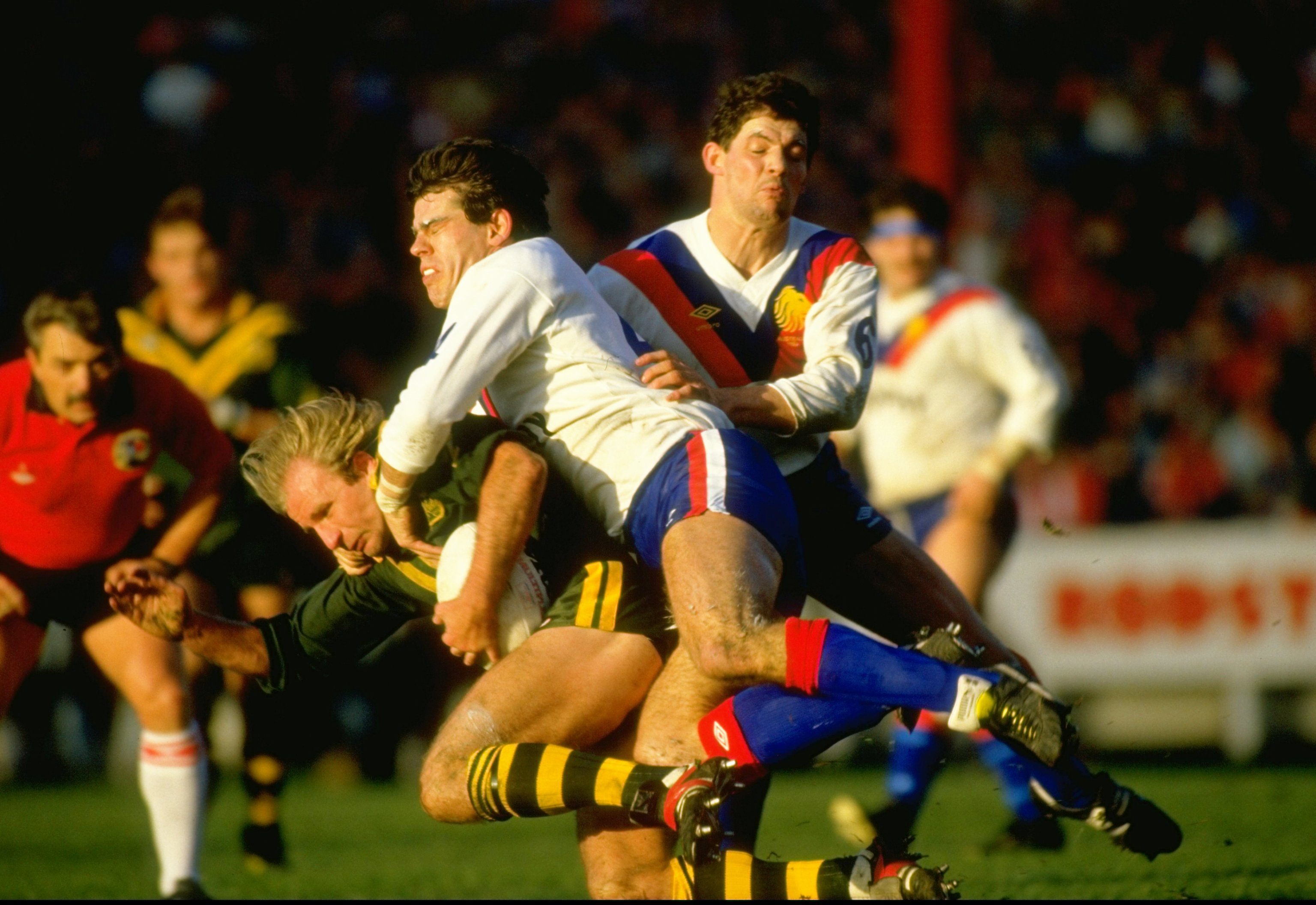 PETER STERLING: First grade games: 227 (1978-1992) Origin games: 13 (1981-1988) Tests: 18 (1982-1988) Premierships: 4. Grand finals: 5. Major individual awards: (Golden Boot 1987; Dally M Medal 1986, 1987; Rothmans Medal 1987, 1990; Clive Churchill Medal 1986) Major rep team honours: Origin series winner 1986