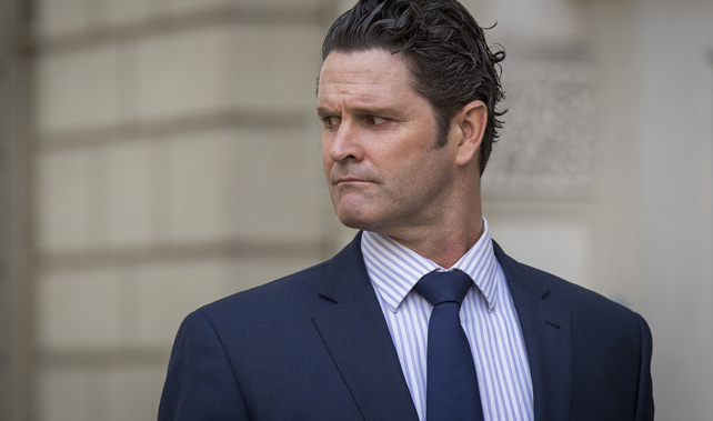 Former cricketer Chris Cairns arrives at The City of Westminster Magistrates Court (Getty Images) 