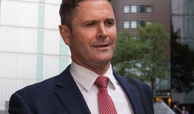 Chris Cairns leaves Southwark Crown Court (Getty Images)