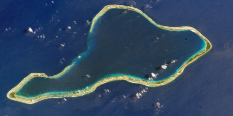 Mururoa Atoll, the site of 1973 nuclear testing by France (Photo: Getty Images)