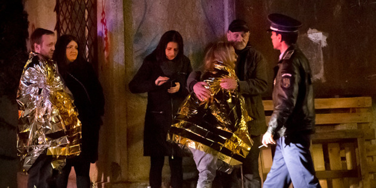 Outside the night club (NZ Herald/ AP)