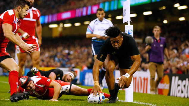 Top Try Scorer: Julian Savea - All Blacks - 8 