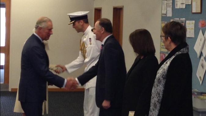 Prince Charles meets John Key (Nick Walker)