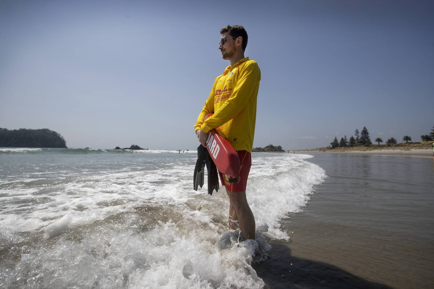SLSNZ eastern region lifesaving manager Chaz Gibbons-Campbell. Photo / Alan Gibson