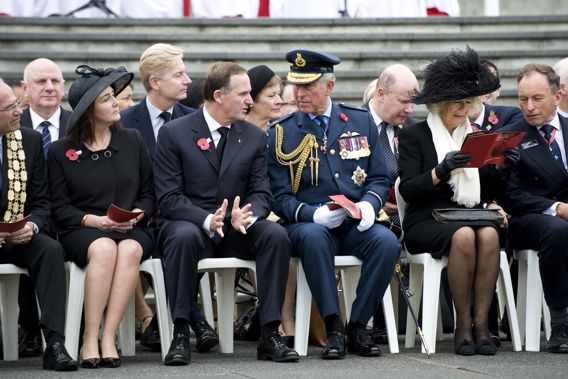 John Key talks with Prince Charles (Rachael Park)