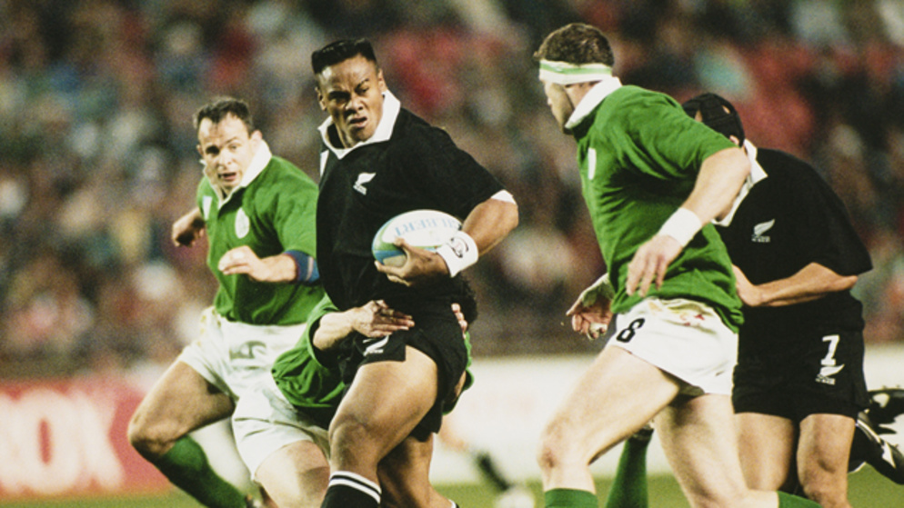 He burst into international prominence during the 1995 World Cup.