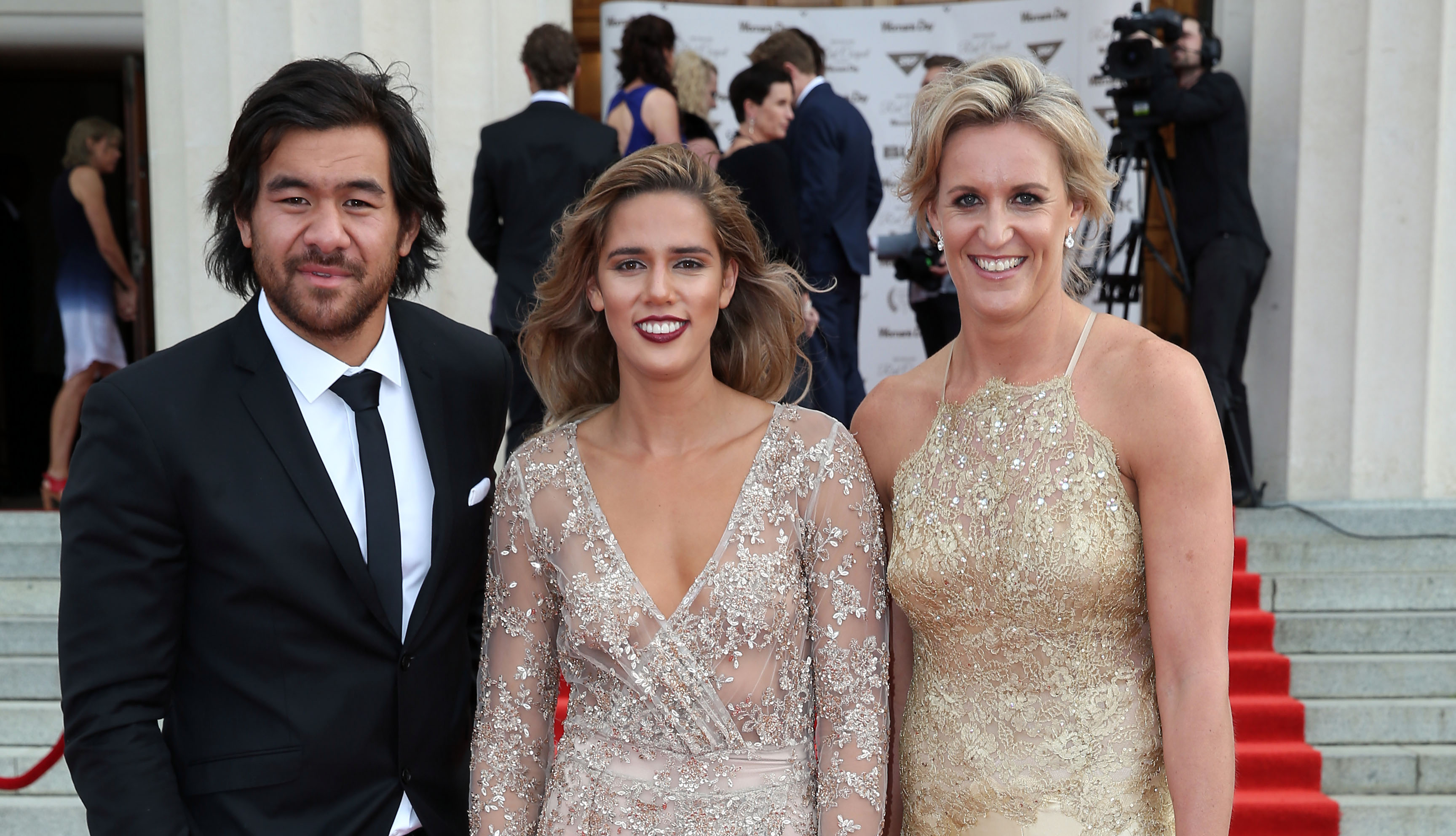 Steven Luatua, Kayla Cullen and Leana de Bruin