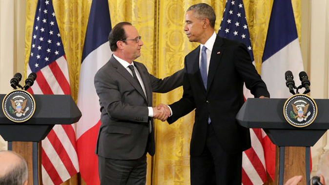 French President Francois Hollande and US President Barack Obama (Getty Images)