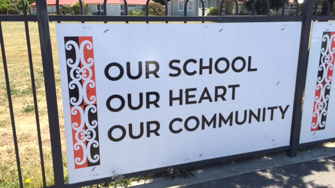 Outside Redcliffs School in Christchurch (Photo / Charlotte LewisWest)