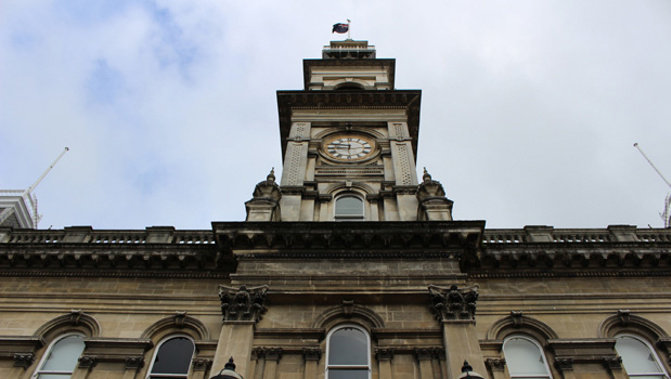 Dunedin Town Hall and council building (Edward Swift)