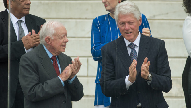 Jimmy Carter (left) and Bill Clinton (Getty Images)