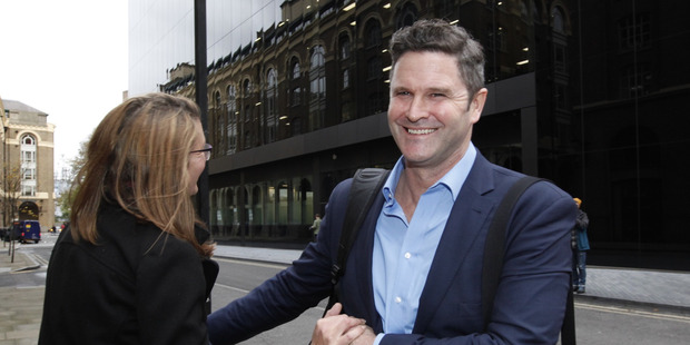 Chris and Mel Cairns outside court following the verdict (Chris Gorman)