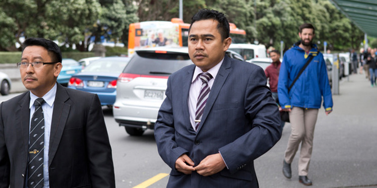 Former Malaysian Embassy worker Mohammed Rizalman arriving at the High Court in Wellington. (Photo: Mark Mitchell/NZHerald)