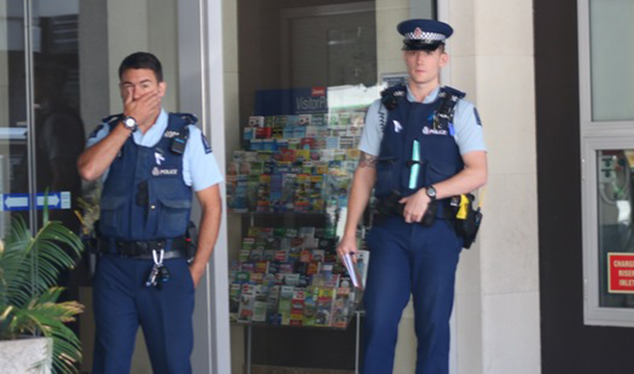 Police at the scene (NZME.) 