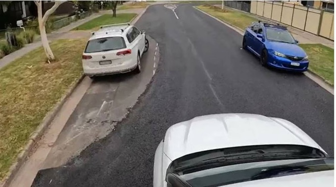 People living on this street in Melbourne are not happy. Photo / Nine