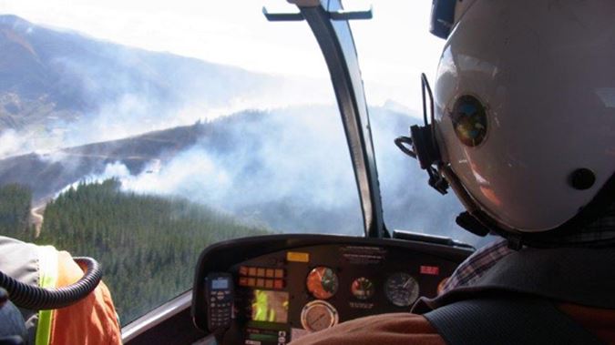 Aerial shot of the fires (supplied).