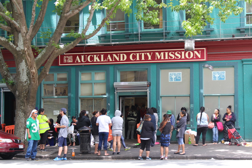 The City Mission is located on Hobson St.