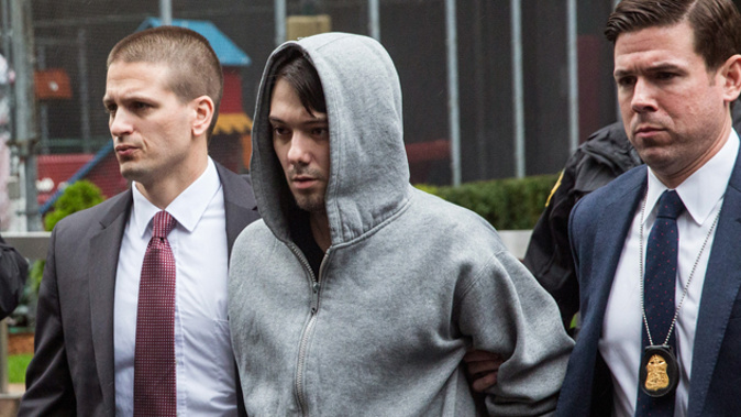 Martin Shkreli being arrested in New York (Getty Images)