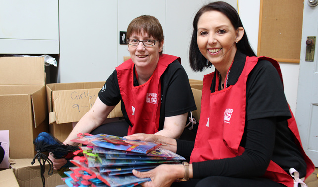 Volunteers at the Auckland City mission (Supplied)