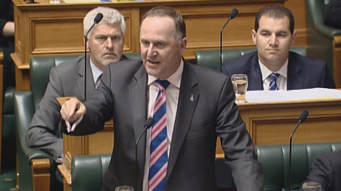 John Key's "You back the rapists" comments in Parliament provoked a storm of debate in 2015 (Youtube)