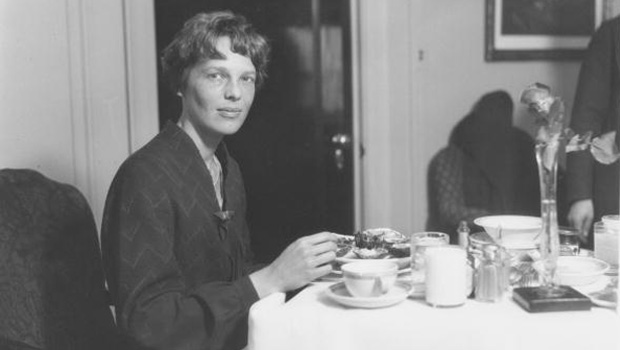 9 - Female: Amelia (Pictured - Record breaking pilot Amelia Earhart) 