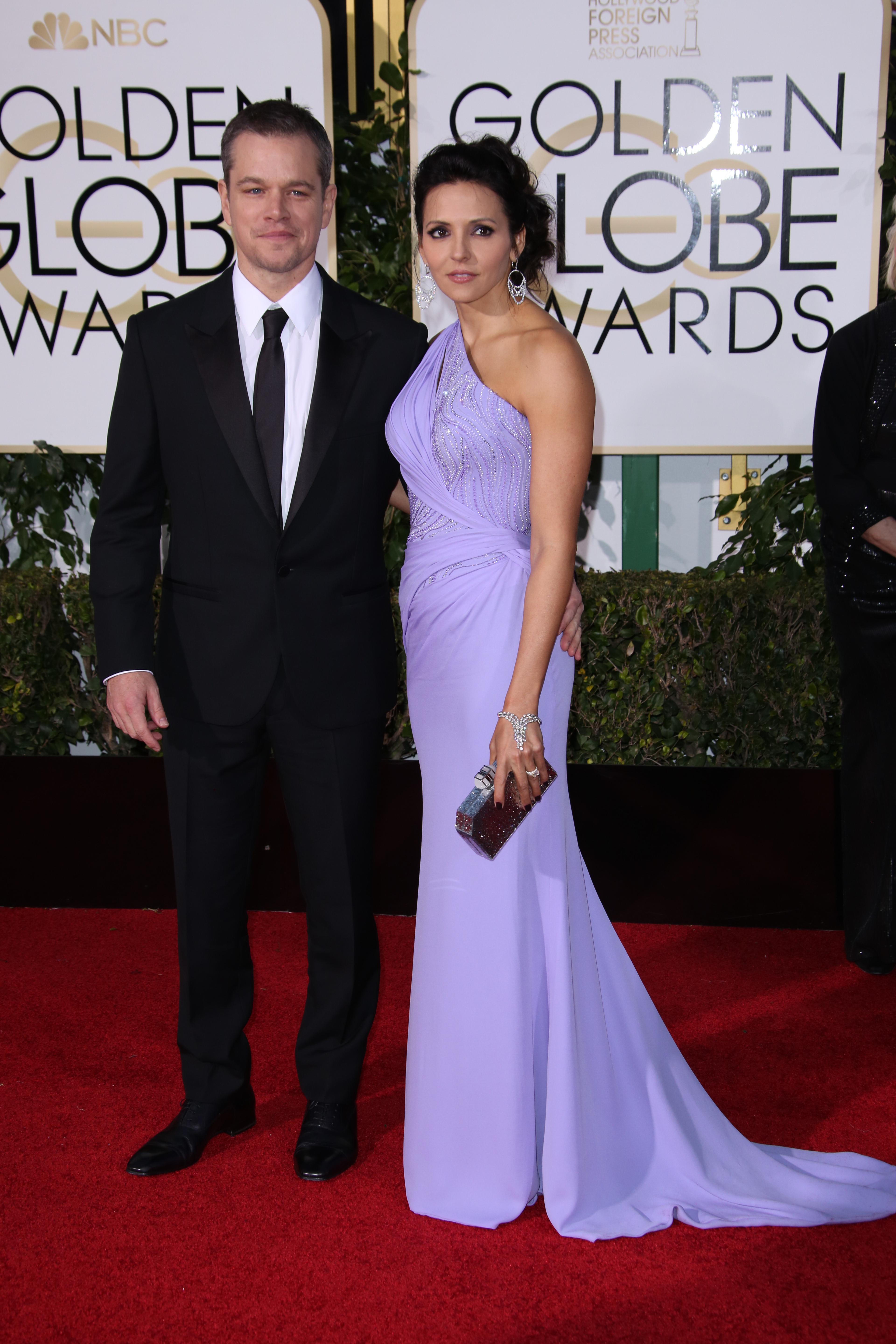 Matt Damon & Luciana Barroso