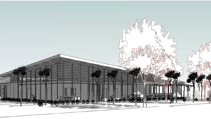 A sketch of the proposed facility (Supplied)