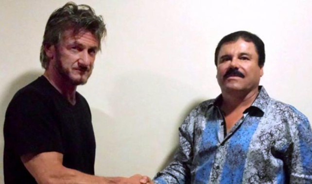 Sean Penn with Joaquin "El Chapo" Guzman (Supplied)
